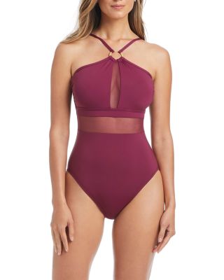 Over The Shoulder Mio Ring One Piece Swimsuit