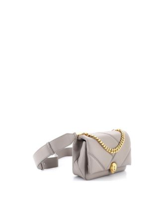  Small Serpenti Cabochon Messenger Bag Diagonal Quilted Leather