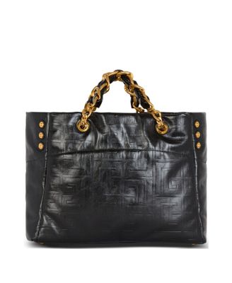 1945 Soft Crackled Leather Tote Bag