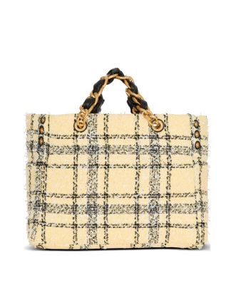 Plaid Tweed 1945 Tote Bag