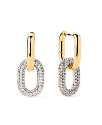  Rox Mini Double Pave Drop Earrings