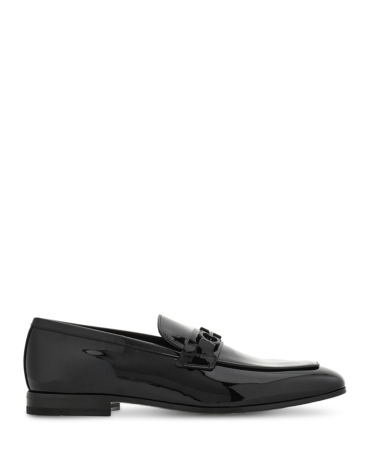 Ferragamo Men's Baltyver Patent Leather Loafers