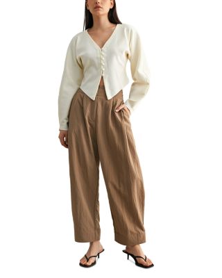 Structured Knit Cardigan Top