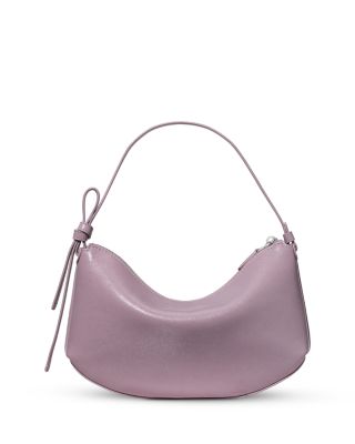 Loop Glazed Leather Shoulder Bag