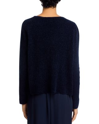 Chenille Blend Square Armhole Sweater