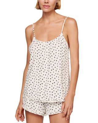 Gisele Printed Camisole & Shorts Pajama Set in Heart to Heart