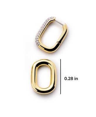  Ash Double Pave Drop Earrings