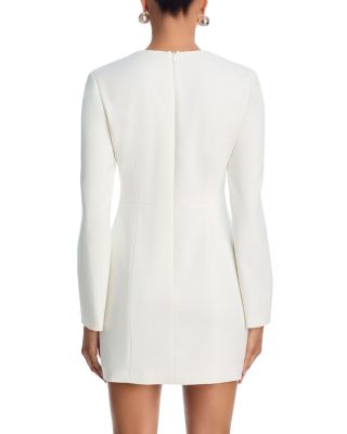 Whisper Square Neck Long Sleeve Mini Dress