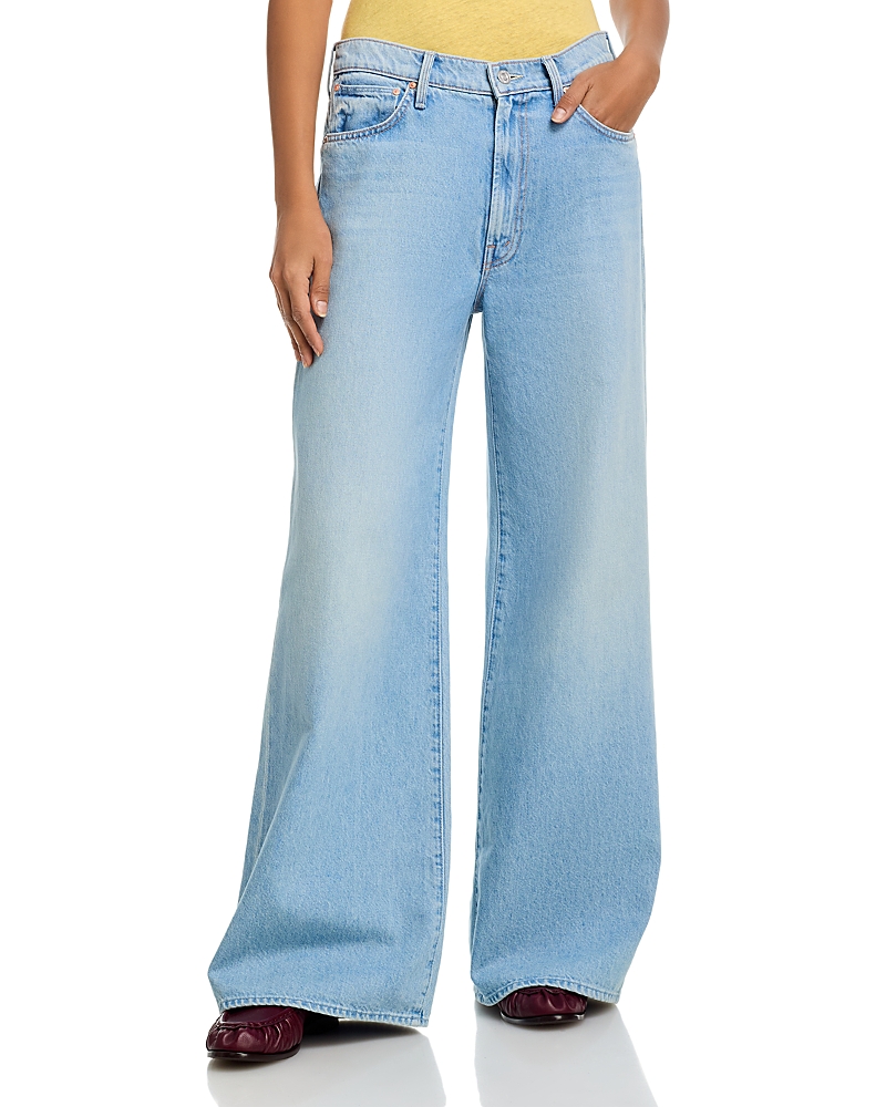 Mother The Ditcher High Rise Wide Leg Jeans in Few & Far Between