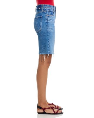 The High Waisted Rider Bermuda Shorts in Float My Boat