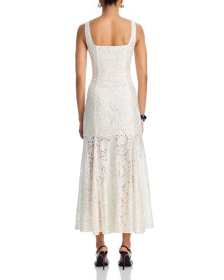 Soutache Cord Lace Drop Waist Maxi Dress - Exclusive