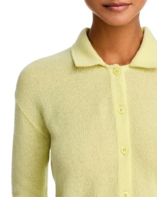 The Loose Cashmere Polo Cardigan Sweater