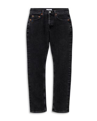 The Slim Cig Mid Rise Jeans in Back to Black