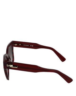 Roseau Striped Square Sunglasses, 51mm