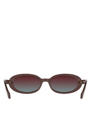 Le Pliage Slim Oval Sunglasses, 54mm