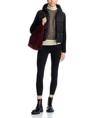 Hybridge Quilted Knit Hoody Jacket