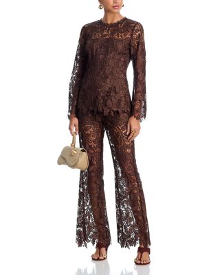 Lace Long Sleeved Tunic Top - Exclusive
