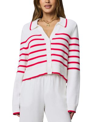 Nicolette Striped Polo Sweater