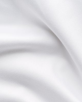 Signature Twill Solid Slim Fit Dress Shirt with Floral Detail