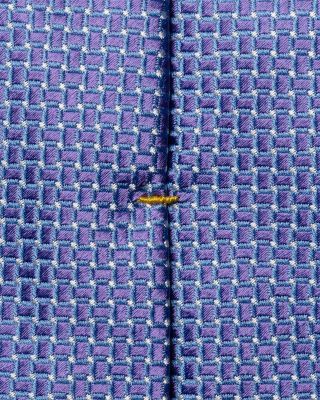 Micro Geometric Silk Tie