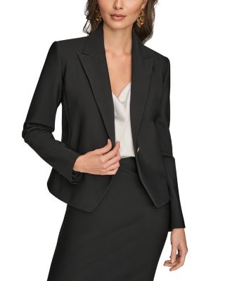 Peplum Turtleneck Blazer Jacket