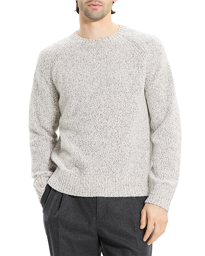 Theory Soft Twist Wool Blend Sweater In Neutral