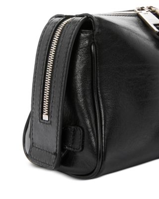 Convertible Leather Top Handle Crossbody