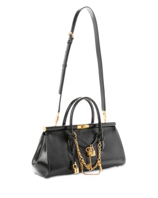 Leather Top Handle Bag