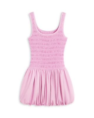 Girls' Tween Olive Bubble Tank Dress - Big Kid