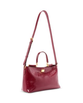 Leather Top Handle Bag