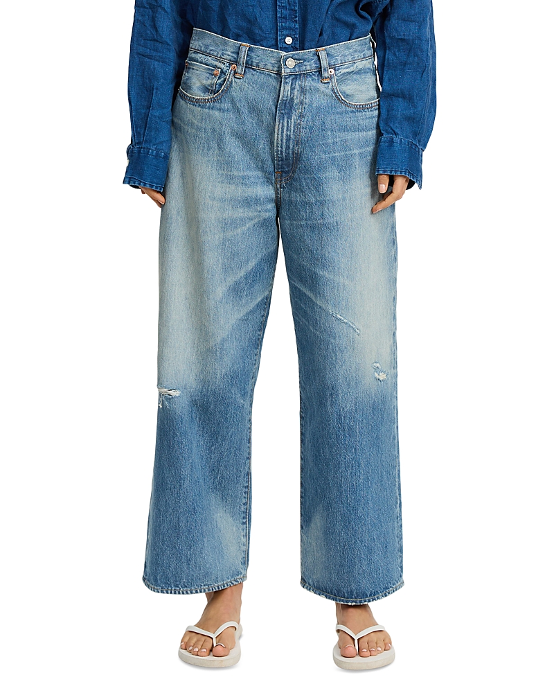 Denimist Georgia High Rise Wide Leg Jeans in Glenmore Blue