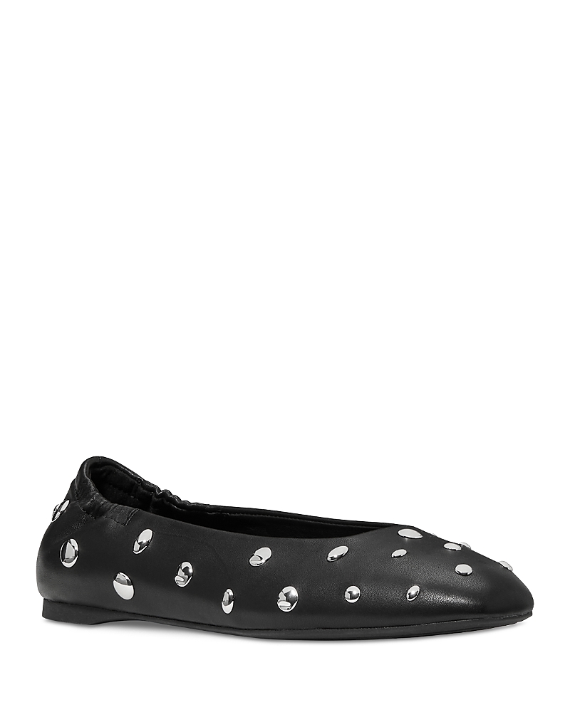 Kate Spade New York Halo Studded Leather Ballet Flat In Animal Print