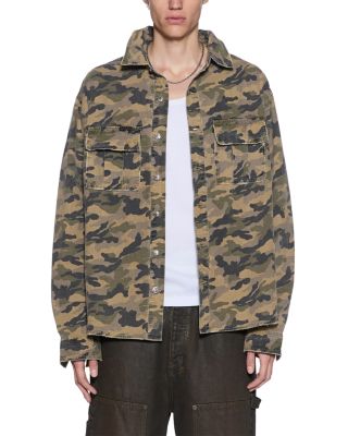 Vulture Camo Long Sleeve Button Front Shirt