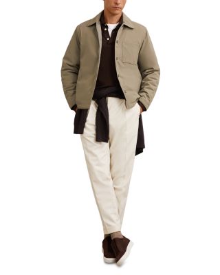 Parker Long Sleeve Nylon Patch Pocket Overshirt