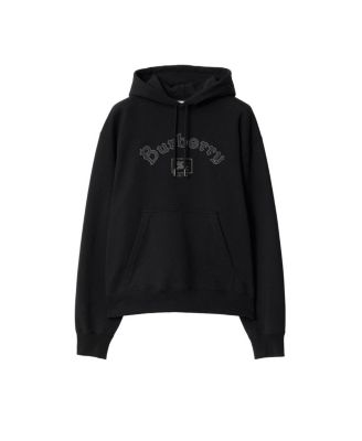 Gothic Logo Cotton Hoodie