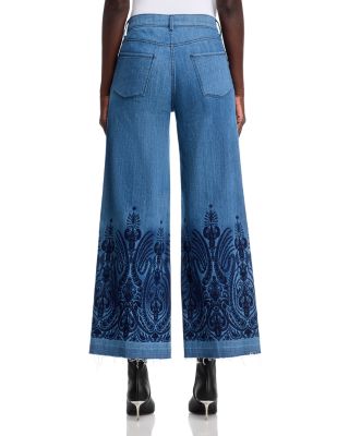 Shira High Rise Wide Leg Jeans in Indigo