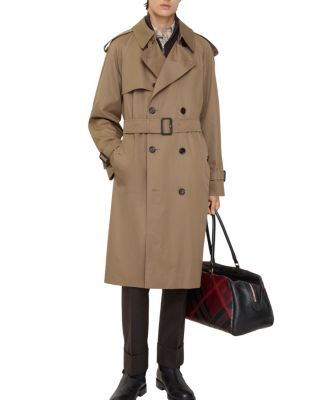 Long Gabardine Chestwood Trench Coat