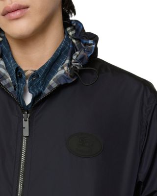 Reversible Check Hooded Jacket