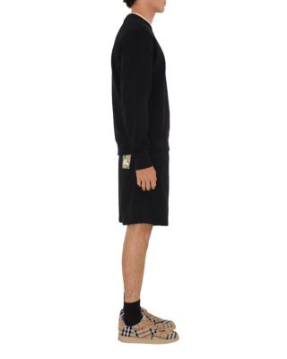  Check Label Cotton Shorts