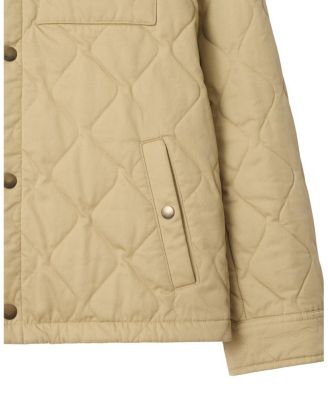 Quilted Gabardine Overshirt