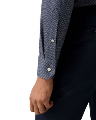 Slim Fit Button Front Twill Shirt