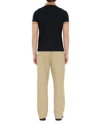  Logo Collar Cotton Polo Shirt