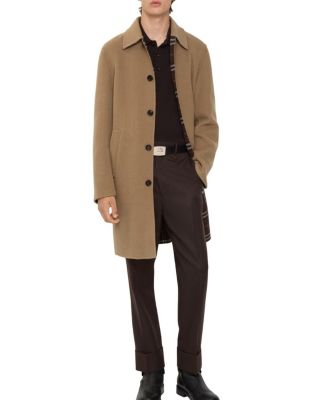 Mid-length Wool Car Coat