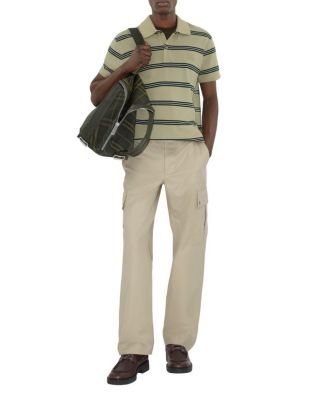  Striped Cotton Polo Shirt