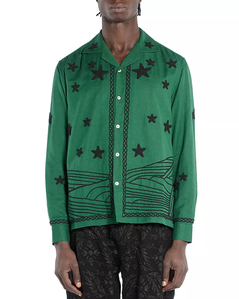 Baziszt Medley Button Front Shirt