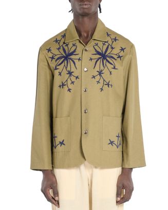 Baziszt Embroidered Button Front Jacket | Bloomingdale's Men