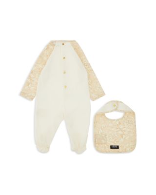 Unisex Stretch Jersey Footie and Bib Set - Baby
