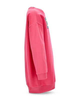 Girls' Electric Logo Embroidery Studded Fleece Dress - Little Kid, Big Kid