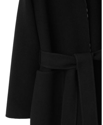  Mid-length Reversible Wool Car Coat