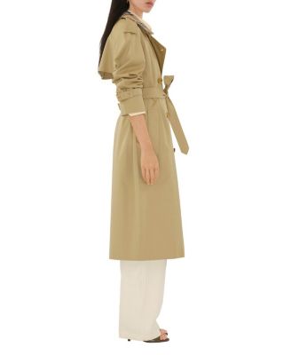 Long Check Collar Castleford Trench Coat